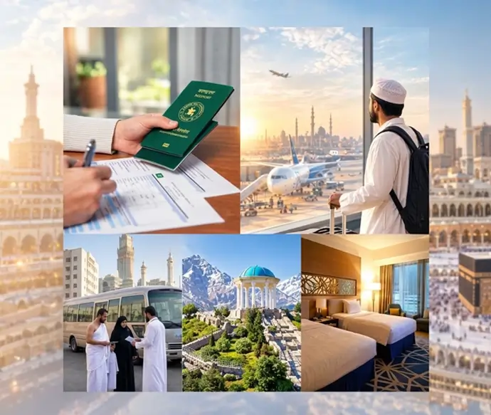 Umrah visa processing and document support